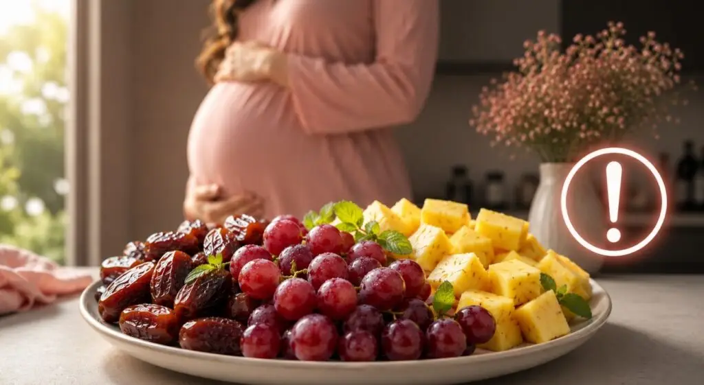 Which fruits should be avoided during pregnancy